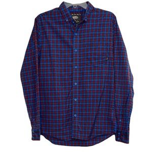 VANS Johnny Layton Men’s Long Sleeve Button Down Shirt Size Small